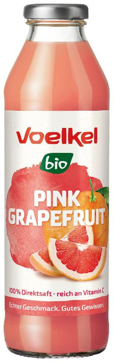Produktfoto zu Pink Grapefruitsaft 0,5l Voelkel