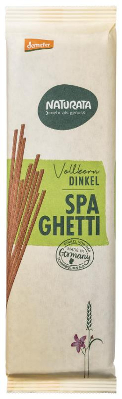 Produktfoto zu VPE Dinkelvollkorn-Spaghetti 10x500g Naturata