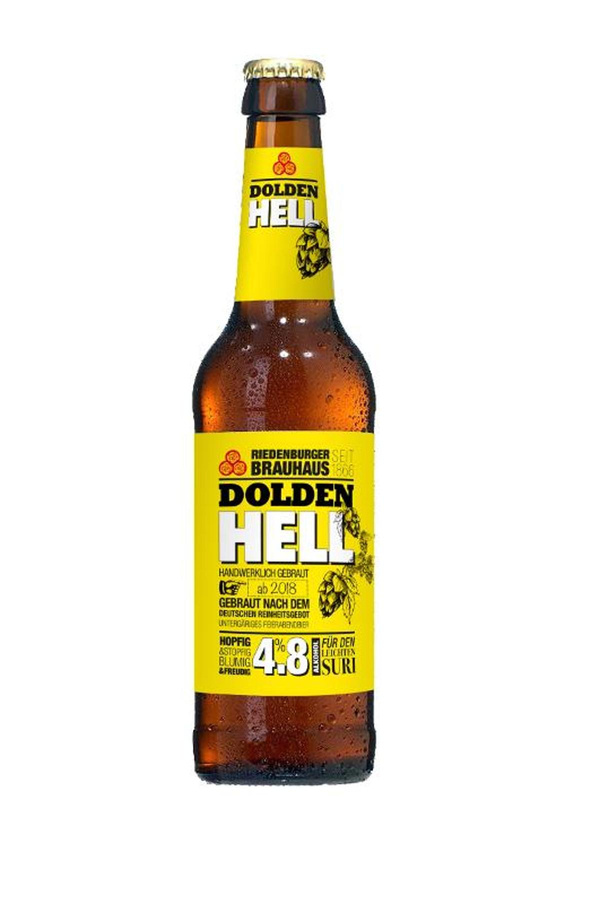 Produktfoto zu Dolden hell 0,33l Riedenburger Brauhaus
