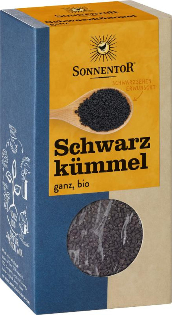 Produktfoto zu Schwarzkümmel ganz 40g Sonnentor