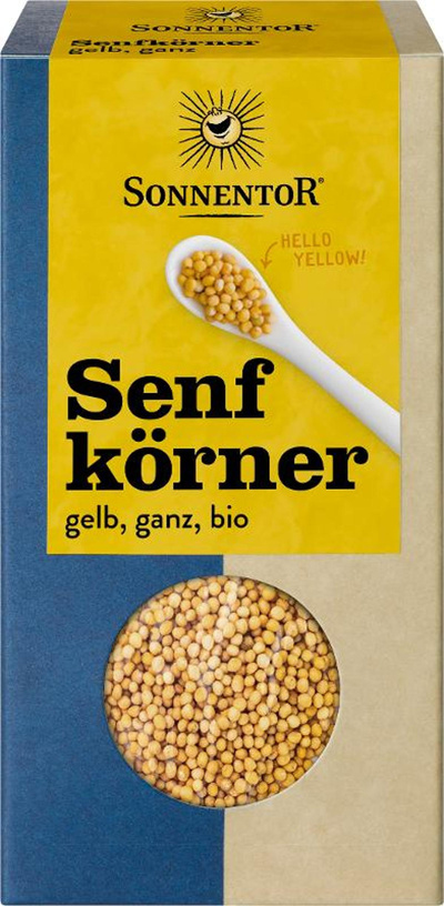 Produktfoto zu VPE Gelbsenfkörner 6x100g Sonnentor