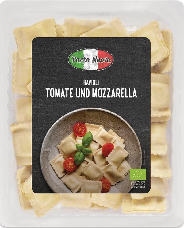 Produktfoto zu Frische Ravioli Tomate & Mozzarella 250g Pasta Nuova