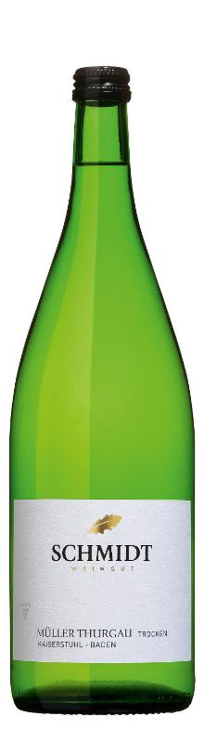Produktfoto zu Müller Thurgau weiß trocken 1 l Weingut Schmidt