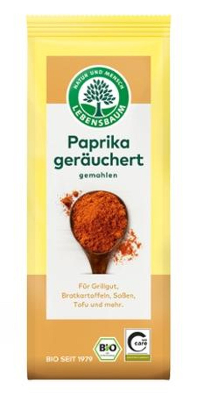 Produktfoto zu Paprika geräuchert gemahlen 50g Lebensbaum