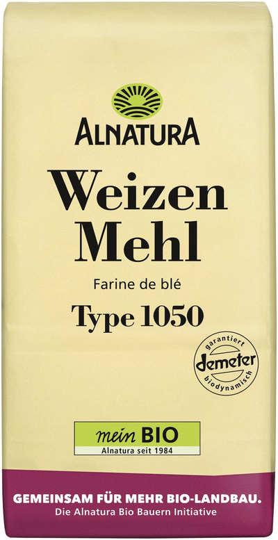 Produktfoto zu Weizenmehl Type 1050 1kg Alnatura