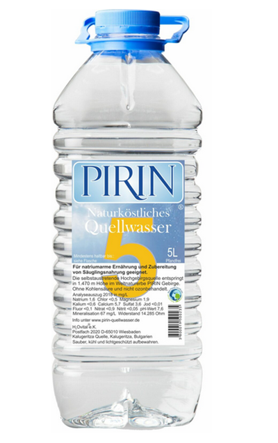 Produktfoto zu Pirin Quellwasser 5l Pirin