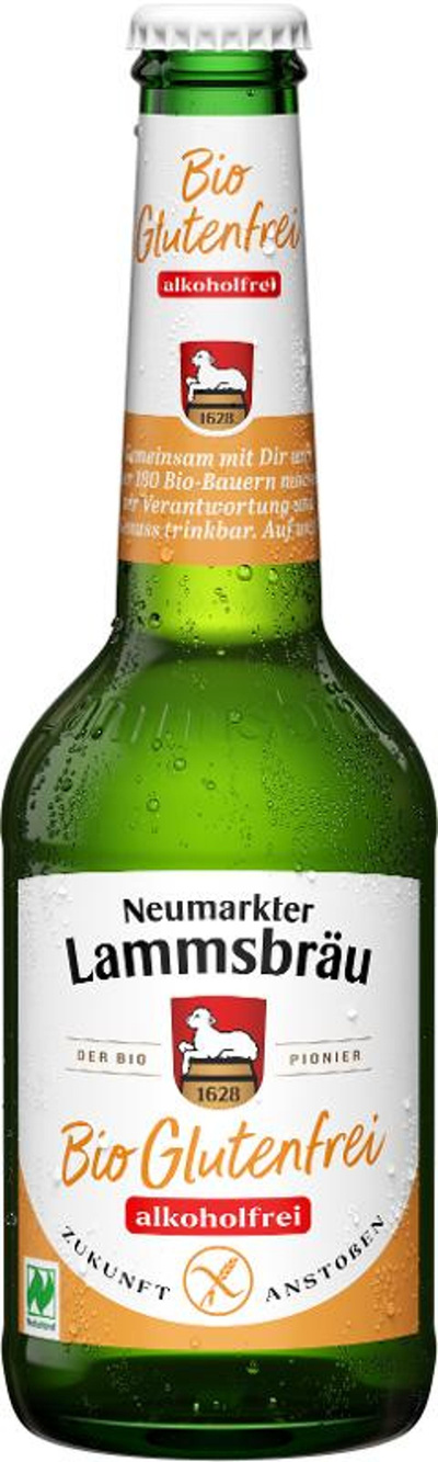 Produktfoto zu VPE Lammsbräu Glutenfrei & alkoholfrei 10x0,33 l Neumarkter Lammsbräu