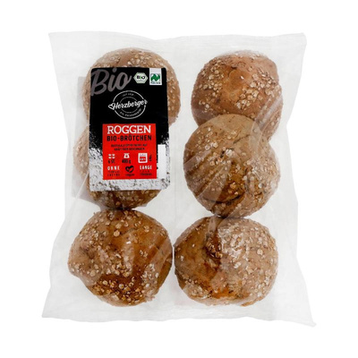 Produktfoto zu Roggenbrötchen 6 Stück (480g) Herzberger