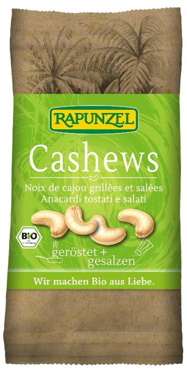Produktfoto zu Cashewkerne geröstet & gesalzen 50g Rapunzel
