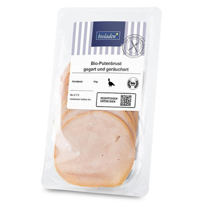 Produktfoto zu VPE Putenbrust geräuchert 3x80g bioladen