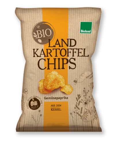 Produktfoto zu Kartoffelchips Gemüsepaprika 125g Jo Snack