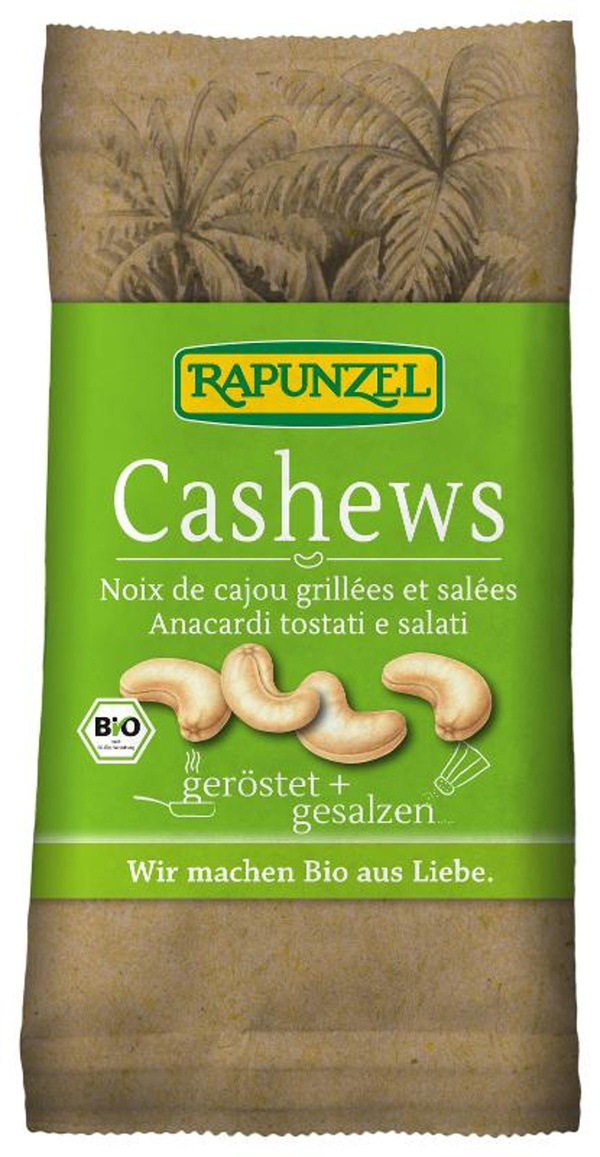Produktfoto zu Cashewkerne geröstet & gesalzen 50g Rapunzel