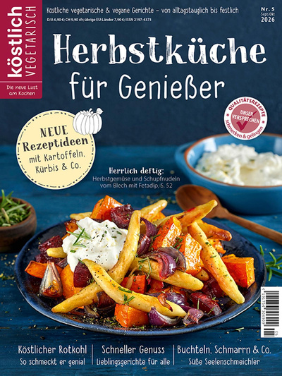 Produktfoto zu Köstlich vegetarisch Sept_Okt 2026