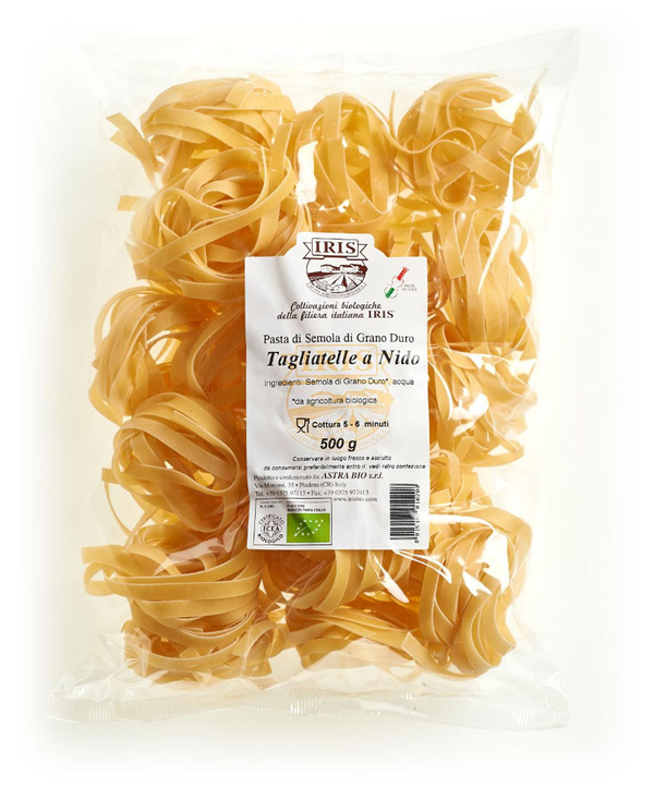 Produktfoto zu Tagliatelle nido semola 500g A.S.T.R.A. Bio srl