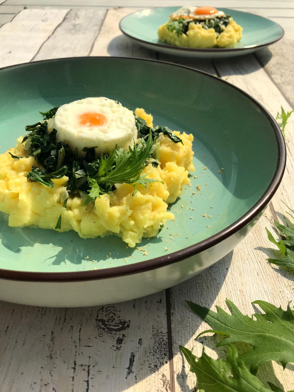 Produktfoto zu Rezept der Woche "Rübstiel auf Kartoffelstampf"
