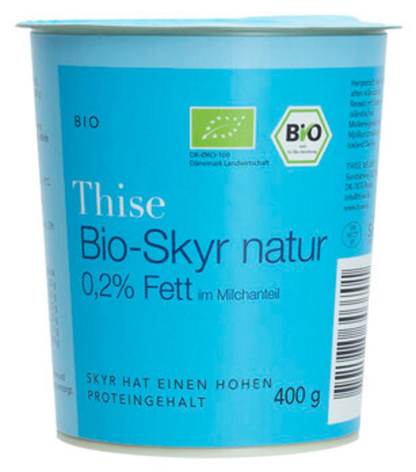 Produktfoto zu VPE Skyr natur 0,2% 6x400g Thise Mejeri