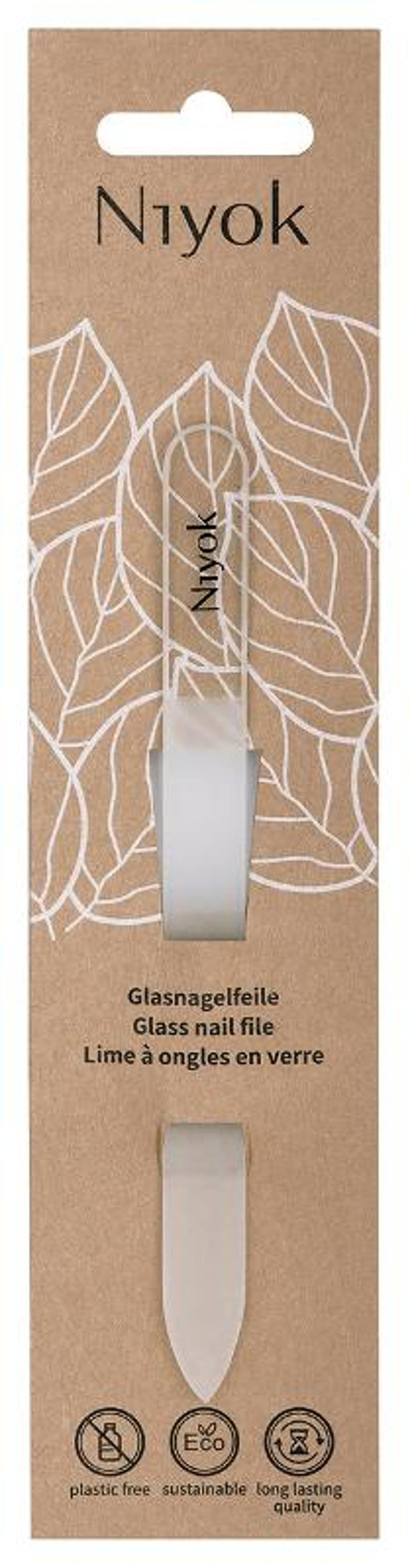 Produktfoto zu Glasnagelfeile Niyok Natural Cosmetics