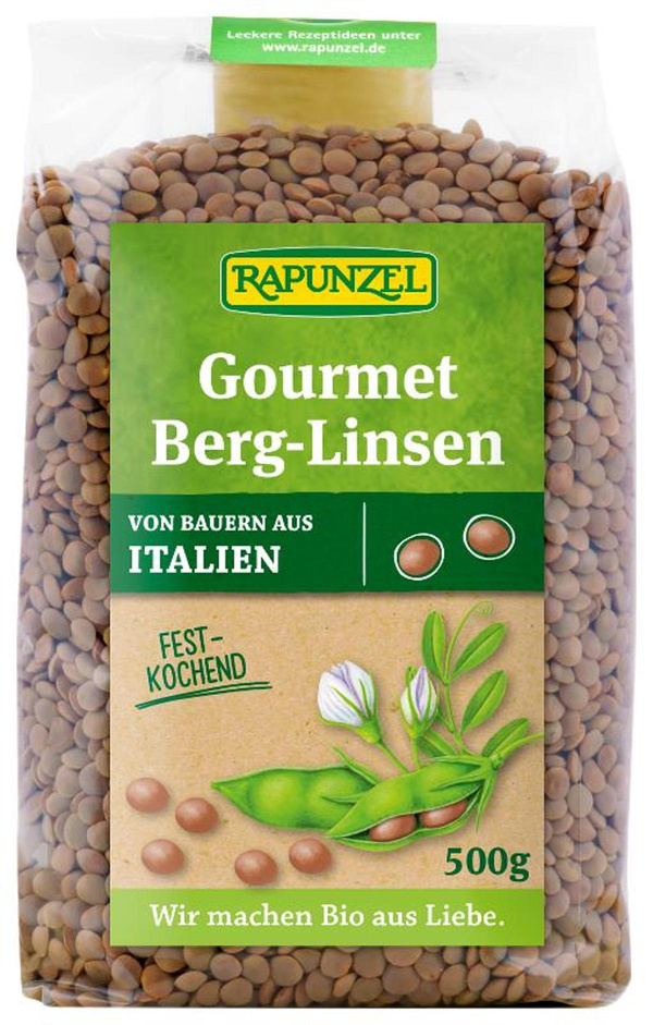Produktfoto zu Gourmet Berg-Linsen braun 500g Rapunzel