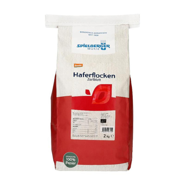 Produktfoto zu Haferflocken Zartblatt 2kg Spielberger Mühle