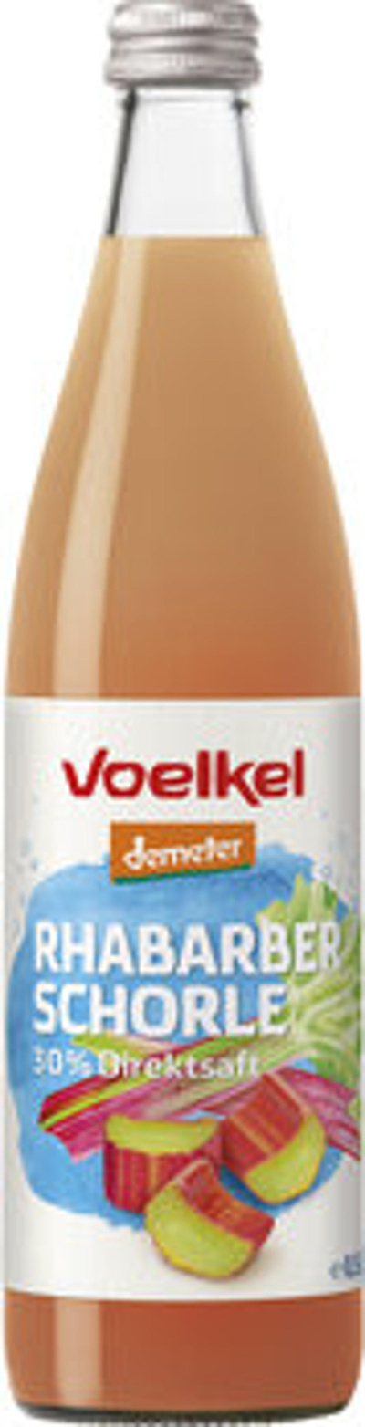 Produktfoto zu VPE Rhabarber schorle 10x0,5 L Voelkel