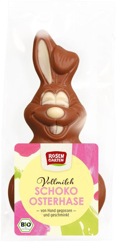 Produktfoto zu Vollmilch Osterhase 80g Rosengarten