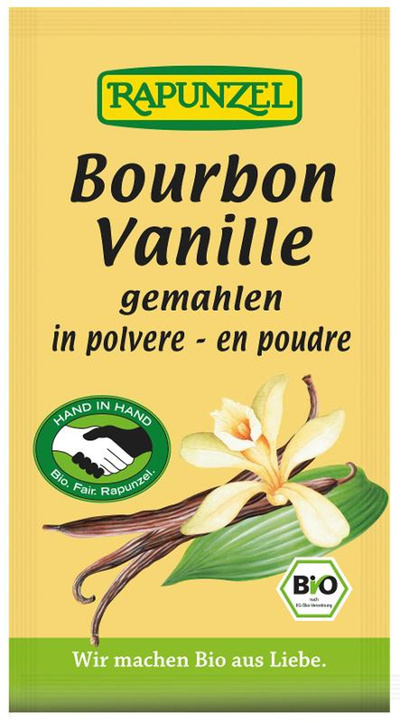Produktfoto zu Vanillepulver Bourbon 5g HIH Rapunzel