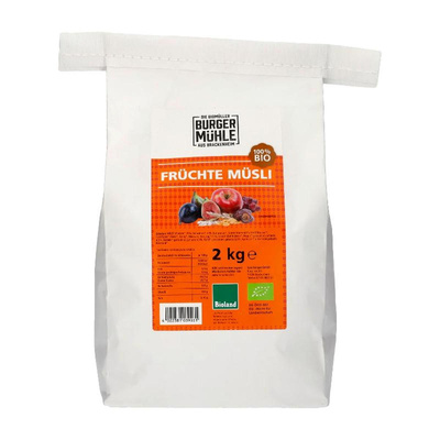 Produktfoto zu Früchte Müsli 2kg Burger Mühle