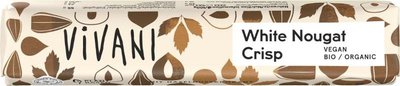 Produktfoto zu Schokoriegel White Nougat Crisp 35 g Vivani