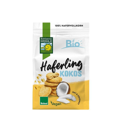 Produktfoto zu Kokos Haferling 125g Bohlsener Mühle