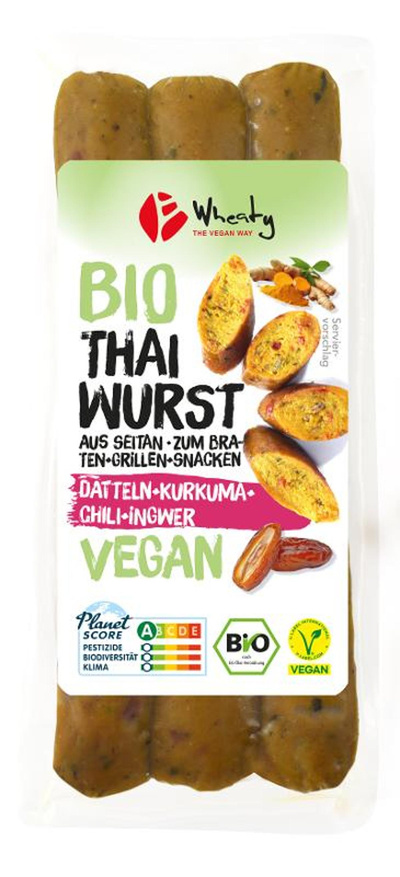 Produktfoto zu Vegane Thaiwurst 120g Wheaty