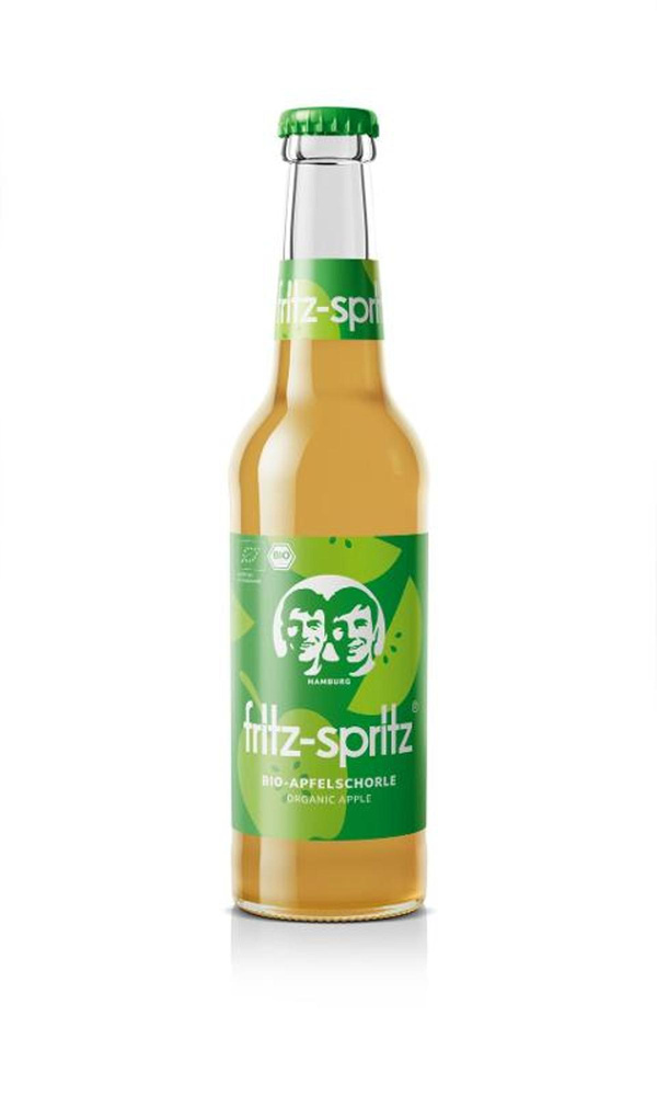 Produktfoto zu VPE Fritz Bio Apfelschorle 24x0,33l fritz-cola GmbH