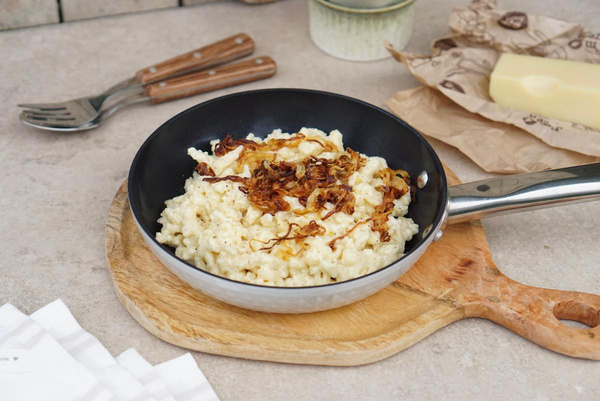 Produktfoto zu Rezept der Woche "Käse Spätzle"