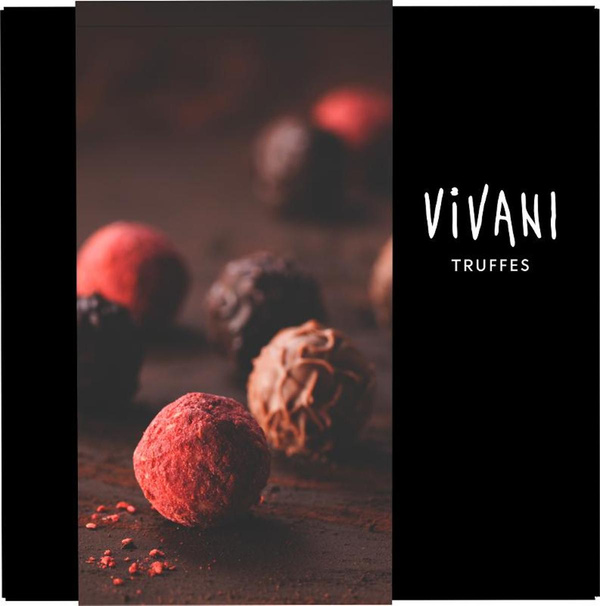 Produktfoto zu Trüffel Pralinen Mischung in 3 Sorten 100g Vivani