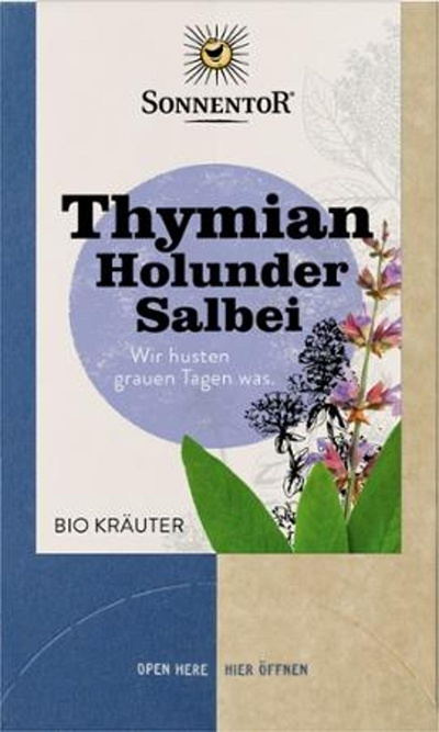 Produktfoto zu Thymian Holunder Salbei 18 TB Sonnentor