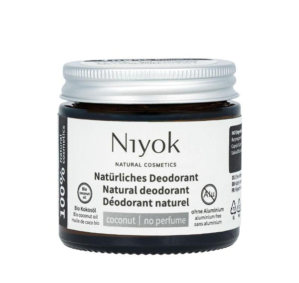 Produktfoto zu 2in1 Deodorant Creme Kokos ohne Parfüm 40ml NIY