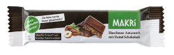 Produktfoto zu Schokoriegel Haselnuss Amaranth mit Dattelschokolade 25g MAKRI