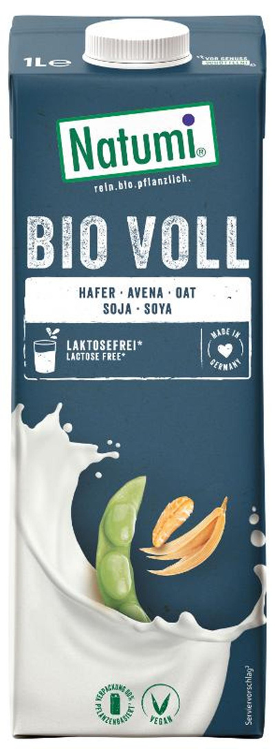 Produktfoto zu VPE Voll Hafer plus Soya 8x1l Natumi