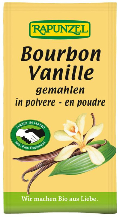 Produktfoto zu Vanillepulver Bourbon 5g HIH Rapunzel