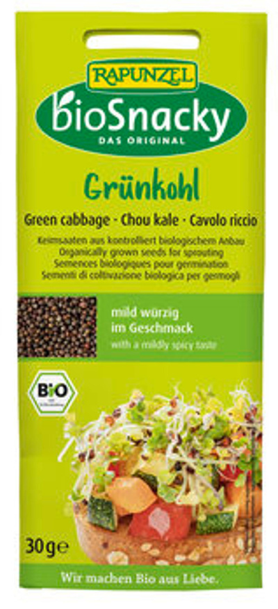 Produktfoto zu Keimsaat Grünkohl 30g bioSnacky Rapunzel