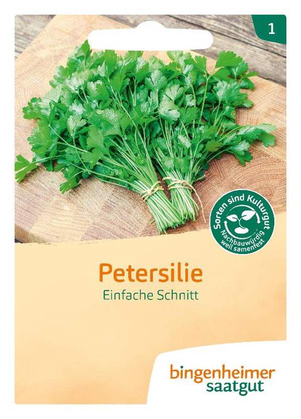 Produktfoto zu Petersilie glatt 1,5g Bingenheimer Saatgut