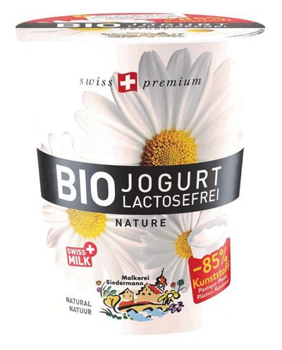 Produktfoto zu VPE Joghurt natur 3,8 % lactosefrei 6x450g Molkerei Biedermann