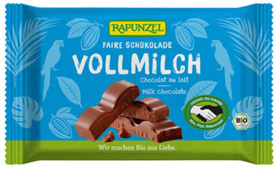 Produktfoto zu Vollmilch Schokolade 100g Rapunzel