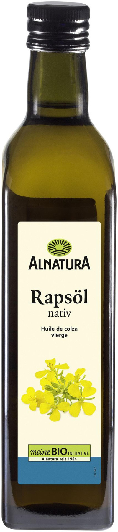 Produktfoto zu Rapsöl nativ 500 ml Alnatura