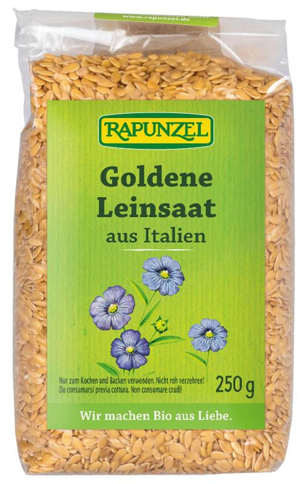 Produktfoto zu Leinsaat gold 250g Rapunzel