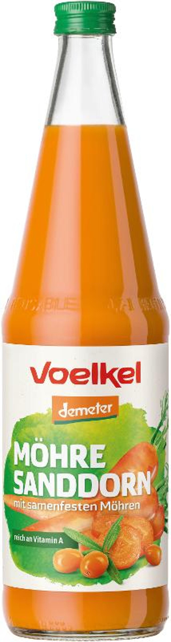 Produktfoto zu VPE Möhren Sanddorn Saft 6x0,7 l Voelkel