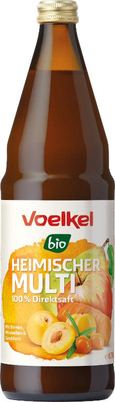 Produktfoto zu VPE Heimischer Multi Birne Mirabelle 6x0,75 l Voelkel