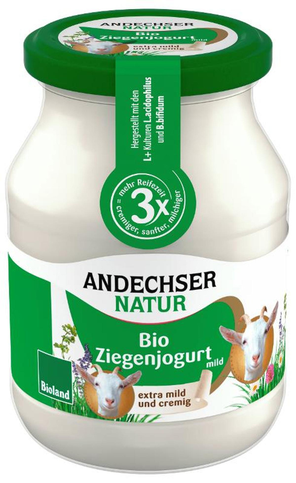 Produktfoto zu VPE Ziegenjoghurt natur 6x500g Andechser