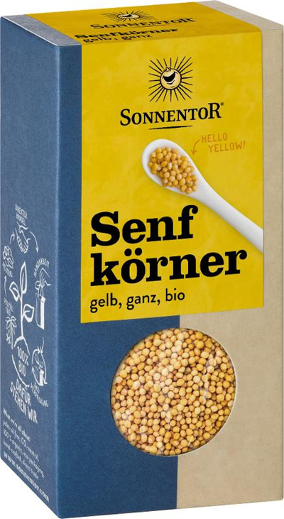 Produktfoto zu Senfkörner gelb ganz 120g Sonnentor
