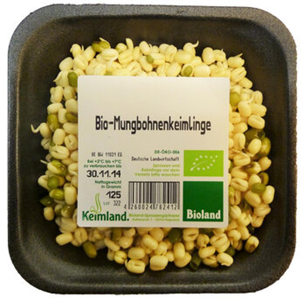 Produktfoto zu Mungobohnenkeimlinge samenfest 125g Keimland