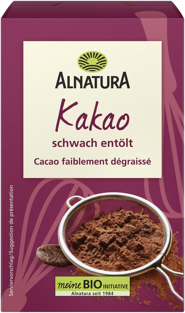 Produktfoto zu Kakao schwach entölt 125g Alnatura